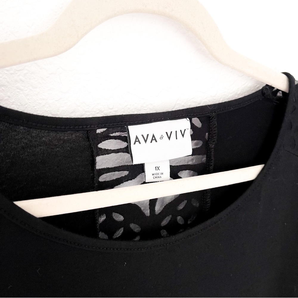 Ava & Viv T-Shirt 1X - Picture 4 of 4